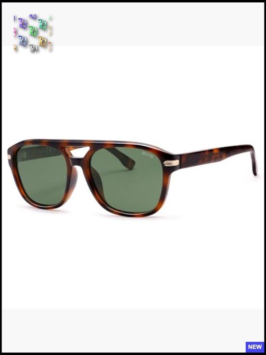 Retro Square Aviator Sunglasses Polarized UV400 Protection Classic Y2K Shades main image 5